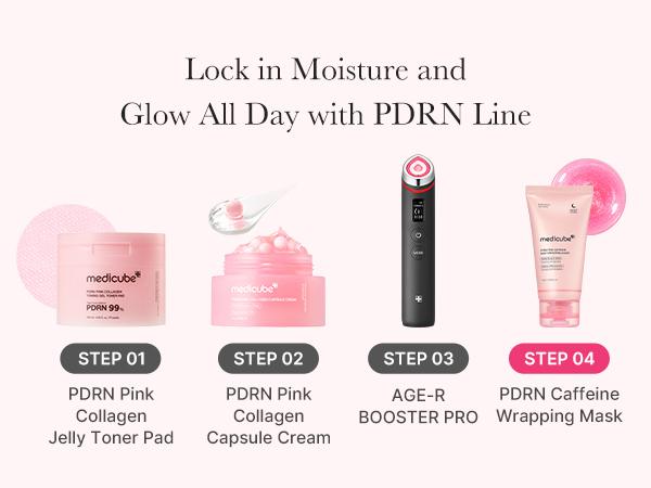 [medicube] PDRN Pink Caffeine Overnight Wrapping Mask : SLEEP, SHED, AND GLOW!