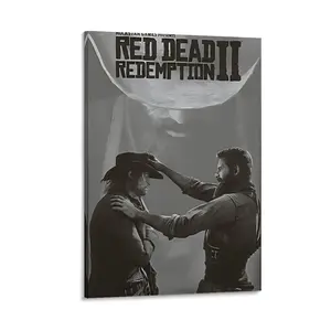 Red Dead Redemption 2 Poster - RDR 2 Poster - Video Game Poster - Arthur Morga  PosterDecor Photo