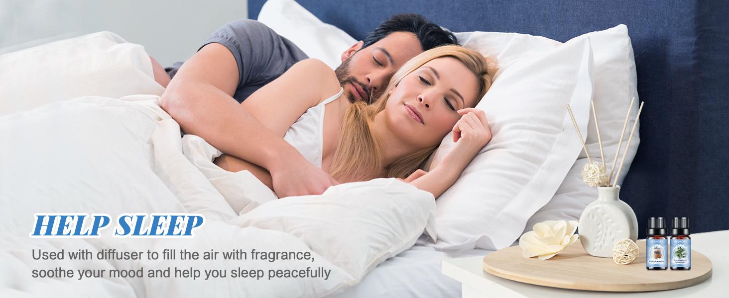 Clean Essential Oils Set 6x10ml Fresh Home Scents for Diffusers & Candle Making, Premium Aromatherapy Oils for Cozy & Relaxing Spaces