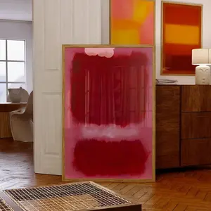 Mark Rothko Poster: Red & Pink Wall Art Print |Frameless Poster 6
