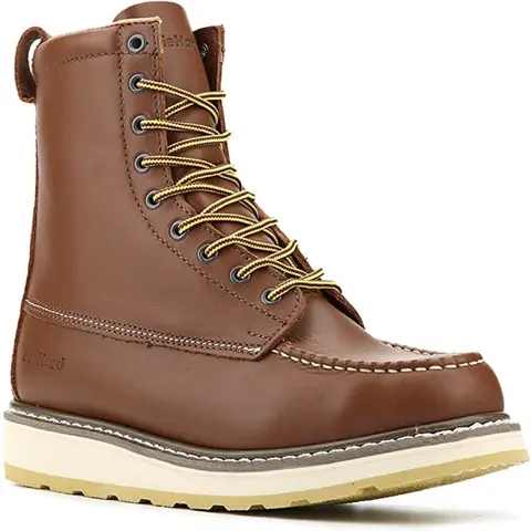 Diehard Boots for Men, Men's 6" & 8" SureTrack Soft Toe Slip Resistant Moc Toe Work Boots 84994/86994