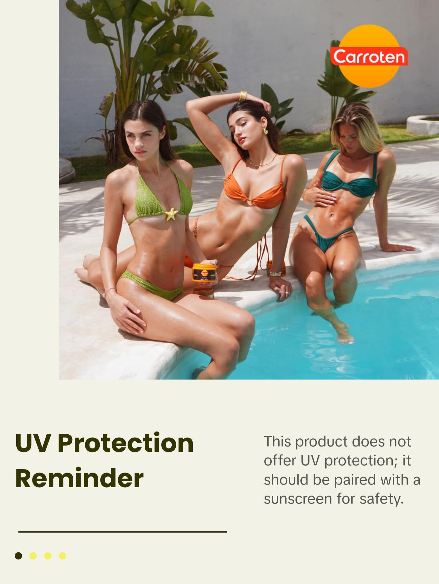 Carroten Intensive Tanning Gel | Browning Tan Accelerator | Non-Greasy, Water-Resistant with Carrot and Coconut Oil | Vitamin A & E For Moisture & Hydration | Made in Greece | 5 Fl Oz