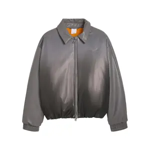 PUMA Mens Special Items Outwear Oversized Bomber Jacket Athletic Outerwear Casual - Grey