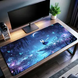 Hollow Knight Game Mouse Pad, Keyboard Mat, Hallownest Hollow Knight Video Game Desk Mat, Hollow Knight Gaming Playmat For Computer Accessories, Gift For Gamers