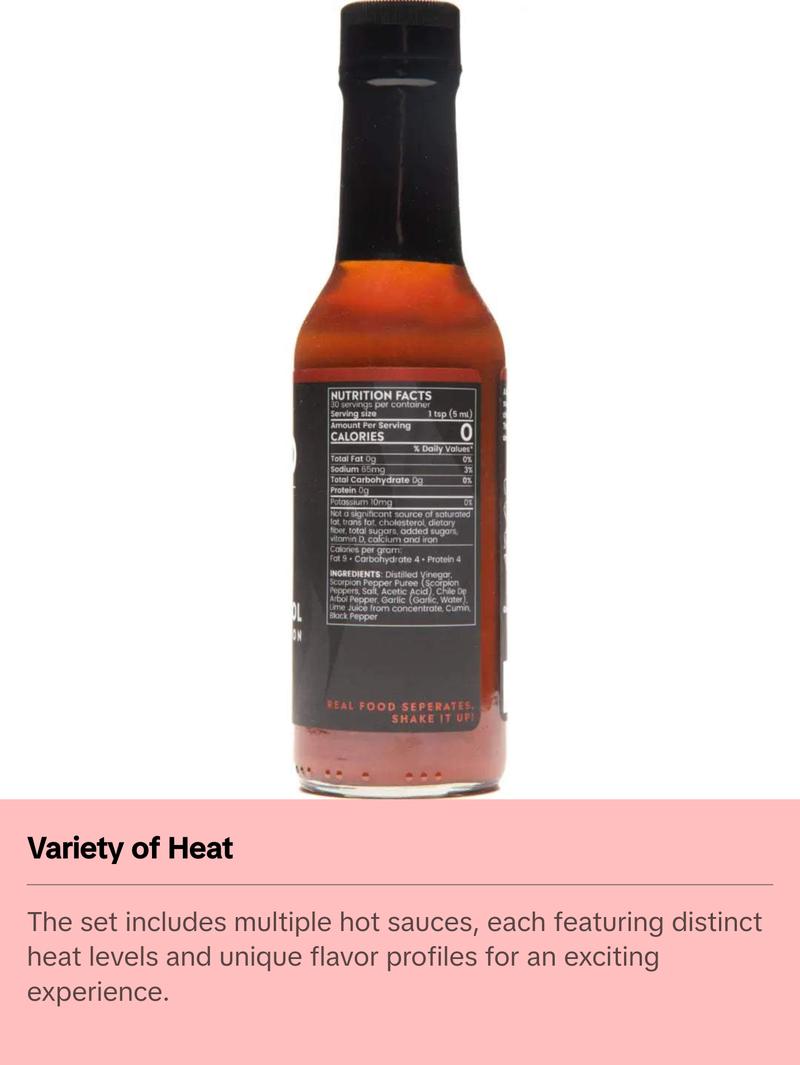 Bravado Super Hot Set - Featuring Garlic & Árbol Moruga Scorpion Hot Sauce