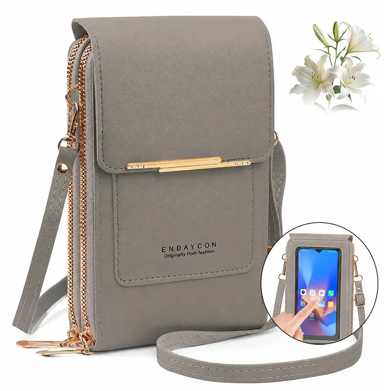 Women's Touch Screen Mobile Phone Bag 2026 New Fashion Key Change Bag,You can reply to the message without taking out your phone,Stylish and versatile, a perfect birthday gift Women's Touch Screen Mobile Phone Bag 2026 New Fashion Key Change Bag,You can reply to the message without taking out your phone,Stylish and versatile, a perfect birthday gift