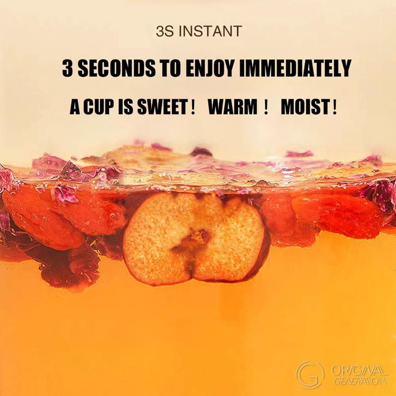 Rose Red Date Brown Sugar And Ginger Tea 7packs 119g(Brown Sugar And Ginger Tea 12g×7pcs）Rose And Red Date Tea (5g×7pcs）Caffeine Free With Red Date, Brown Sugar, Goji Berry, Rose, Bamboo And Ginger