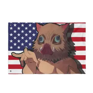 Inosuke Hashibira Demon Slayer Poster - Beast Breathing Anime Wall Decor - Unframed High-Quality Matte Poster Print - Manga Home Decor - Gift for Demon Slayer Fans