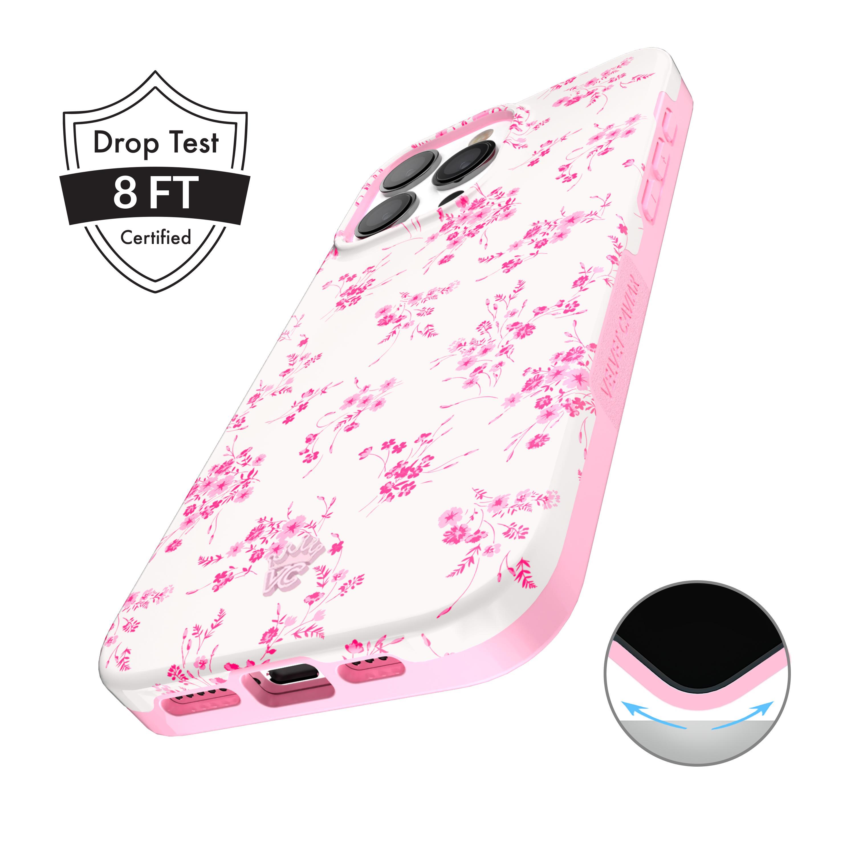 Velvet Caviar French Rose Floral iPhone Case - Cute, Trendy & Stylish Phone Cases for iPhone - Drop-tested Cases for iPhone with Shockproof Protection