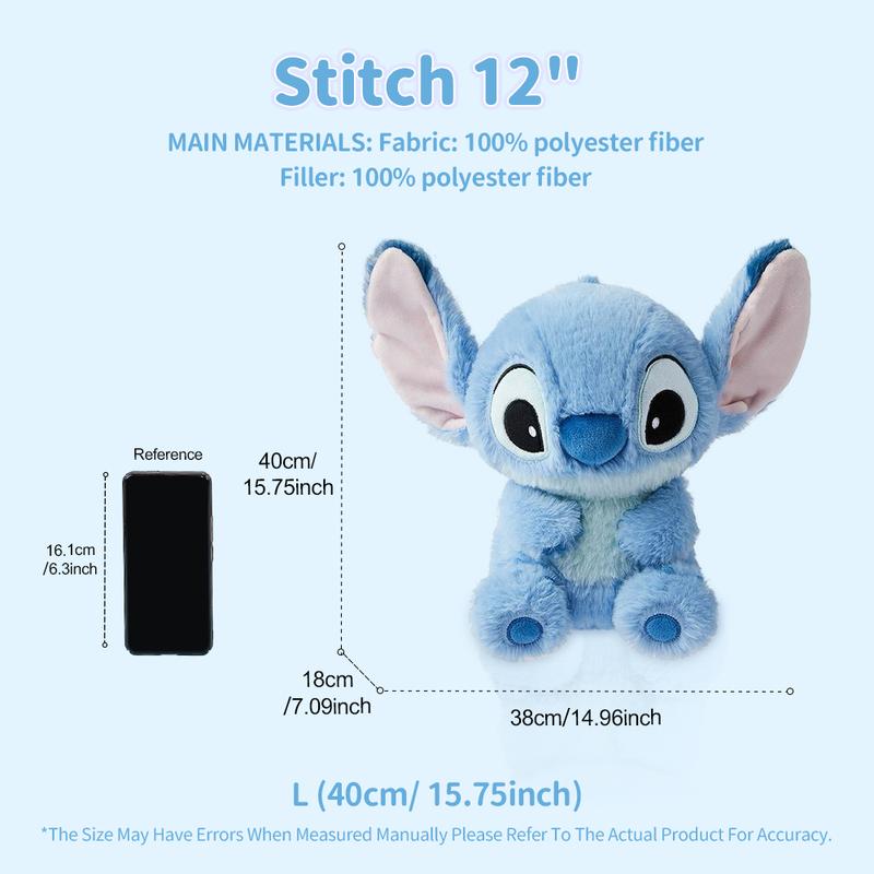 【Holiday Gift】Disney Stitch Basic Style Sitting Plush Doll - Soft Cuddly Stuffed Toy, Adorable Home Decor & Sweet Gift for Her| Shopping Bag , Holiday & Holiday Haul 【Holiday Gift】Disney Stitch Basic Style Sitting Plush Doll - Soft Cuddly Stuffed Toy, Adorable Home Decor & Sweet Gift for Her| Shopping Bag , Holiday & Holiday Haul