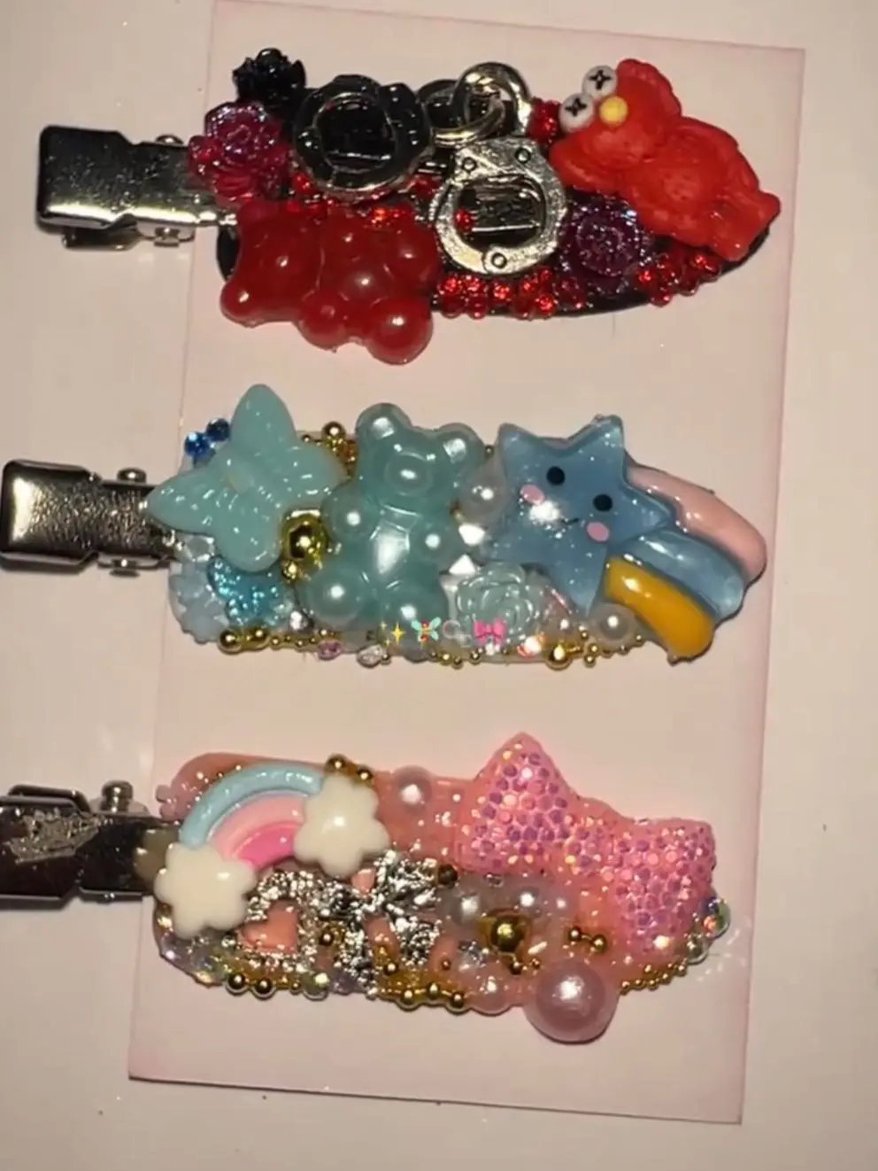 Magic Charm Hair Candy Clips