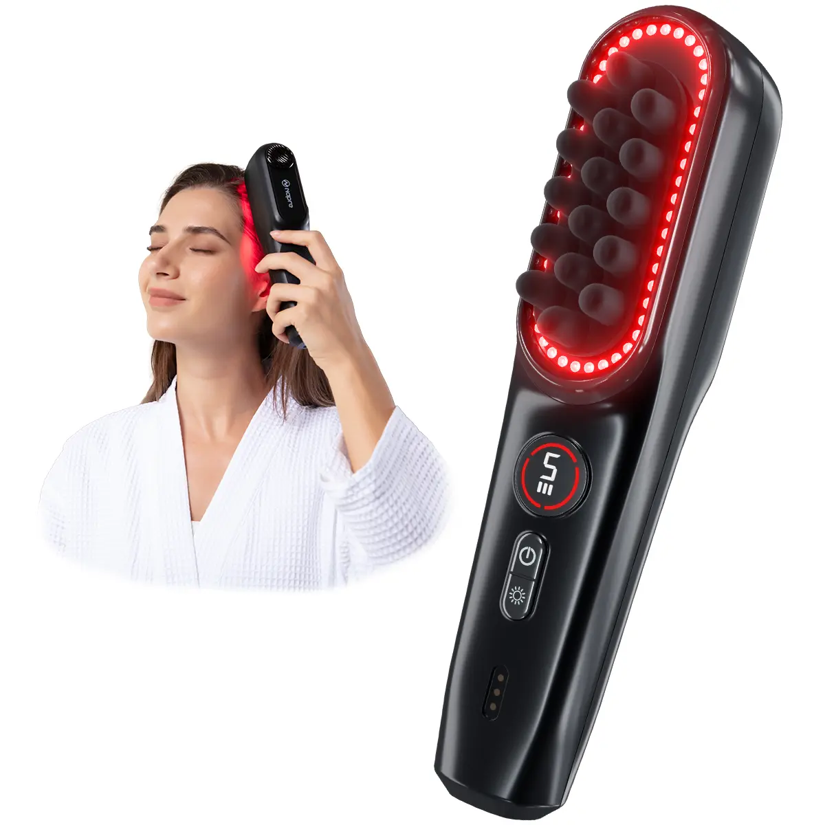 NAPRE Electric Scalp Massager, ASMR & Scalp Stress Relax, Cordless Handheld Head Massager with Horizontal Vibration-5 Speed 2400 RPM for Head, Face & Body, Perfect Gift,dorm essentials,back to school,back to school haul