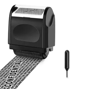 Privacy Protection Security Roller Stamp — Address & Billing Info Blocker, Identity Theft Protection Roller Stamp Set,Home & Office Mailing Essentials