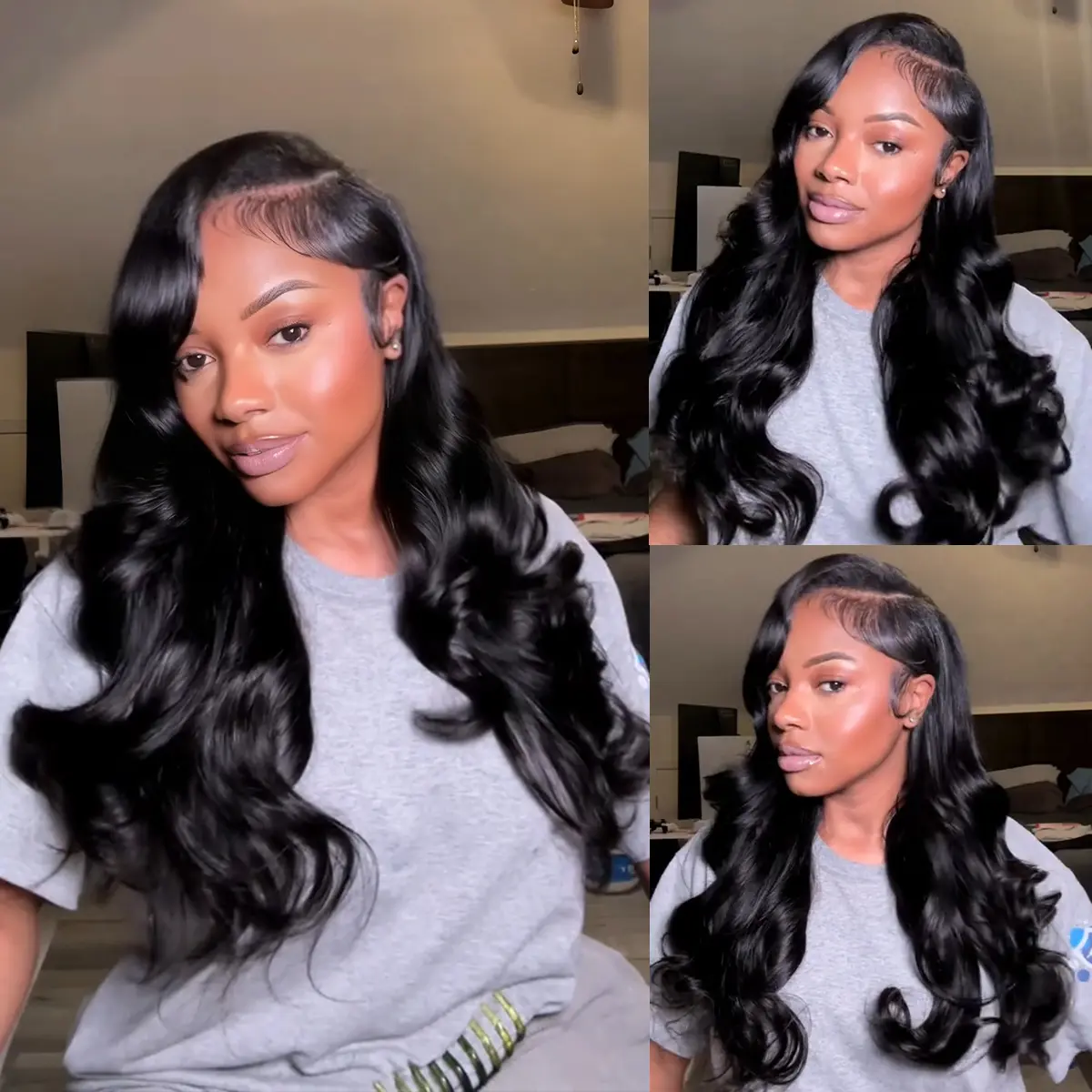RECOOL Hair Glueless Beginner U Part Wig for Women, Silky Loose Wavy Brazilian Virgin Human Hair, Glueless Beginner Wig, Glueless Wigs, Wigs