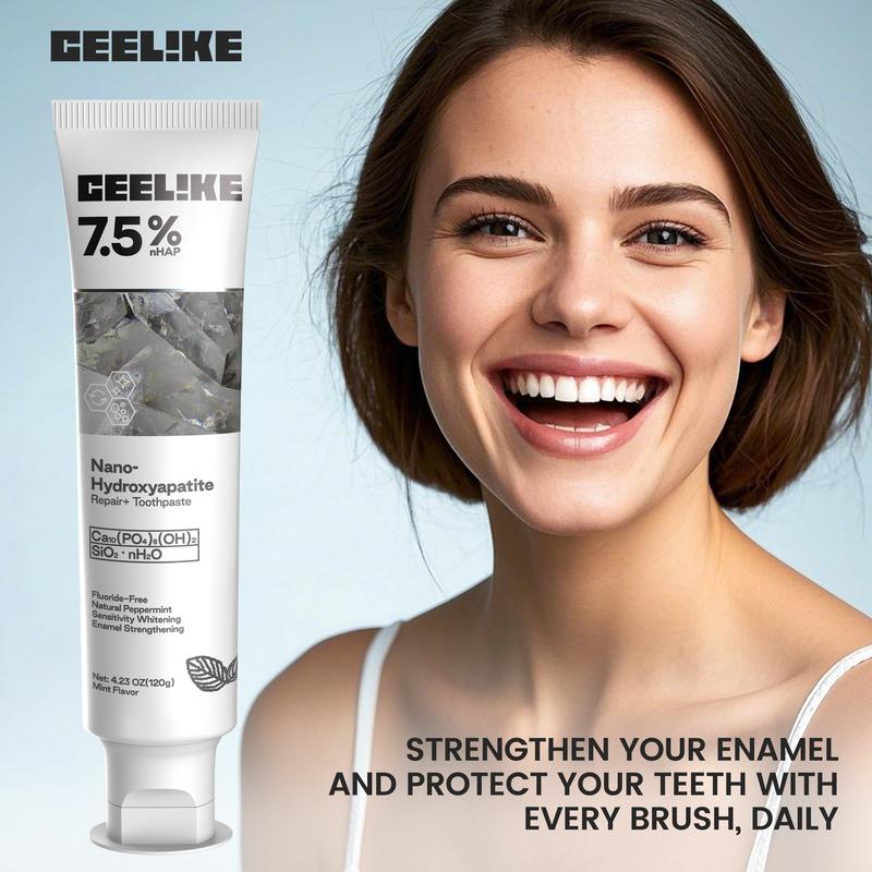 CEELIKE Red SP-6 Super Probiotic Toothpaste & Hydroxyapatite Toothpaste Set – Repairs Teeth, Freshens Breath, and Enhances Oral Health