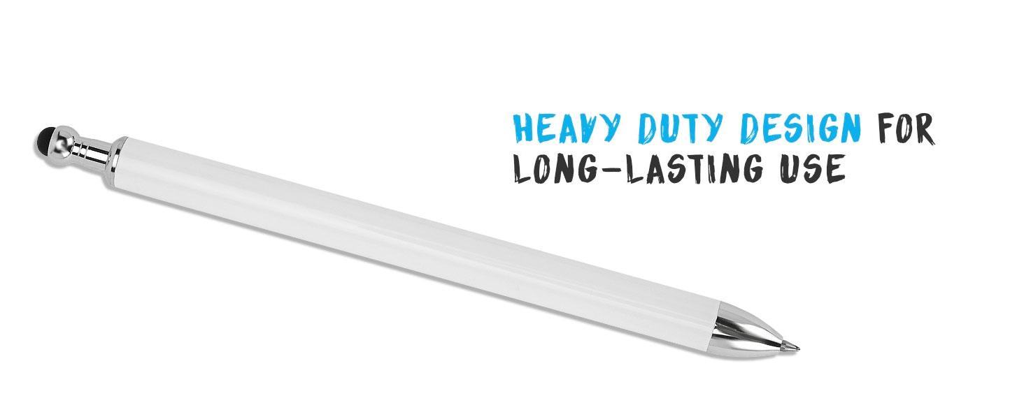 12 Pcs The Crafters Stainless Steel Pens, Black Ink Gel Pen for DIY