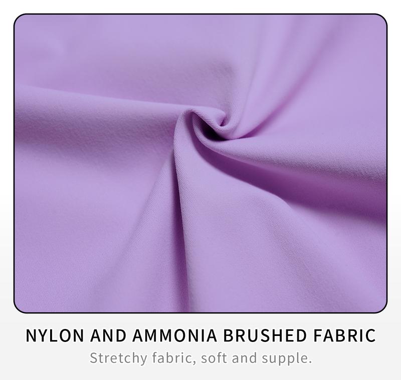 MFVIM Sporty Two-Piece Set Women's Plain Crop Cami Top & Flare Leg Pants Sports Set 78% Nylon 22% Spandex Comfy Breathable for Yoga Gym Workout Running