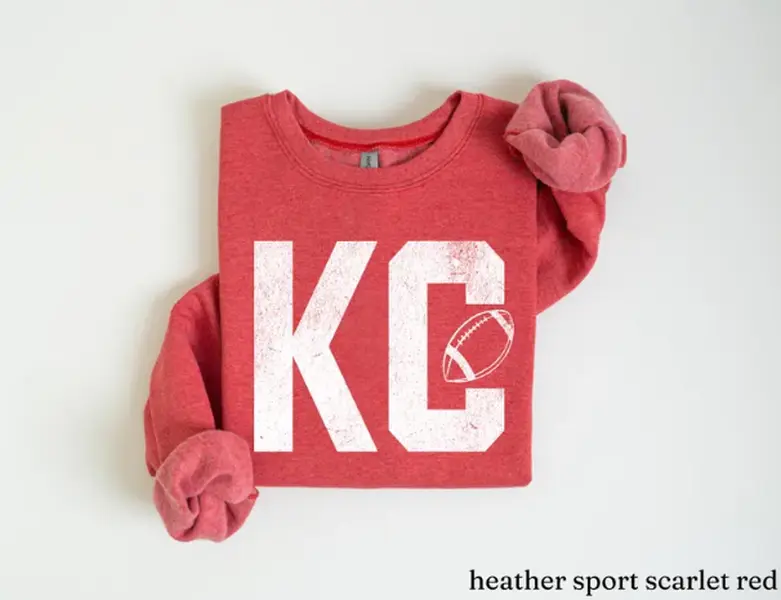 Kansas City Sweatshirt KC Sweatshirt Shirt Gift for Sports Fans Sweatshirt Unisex