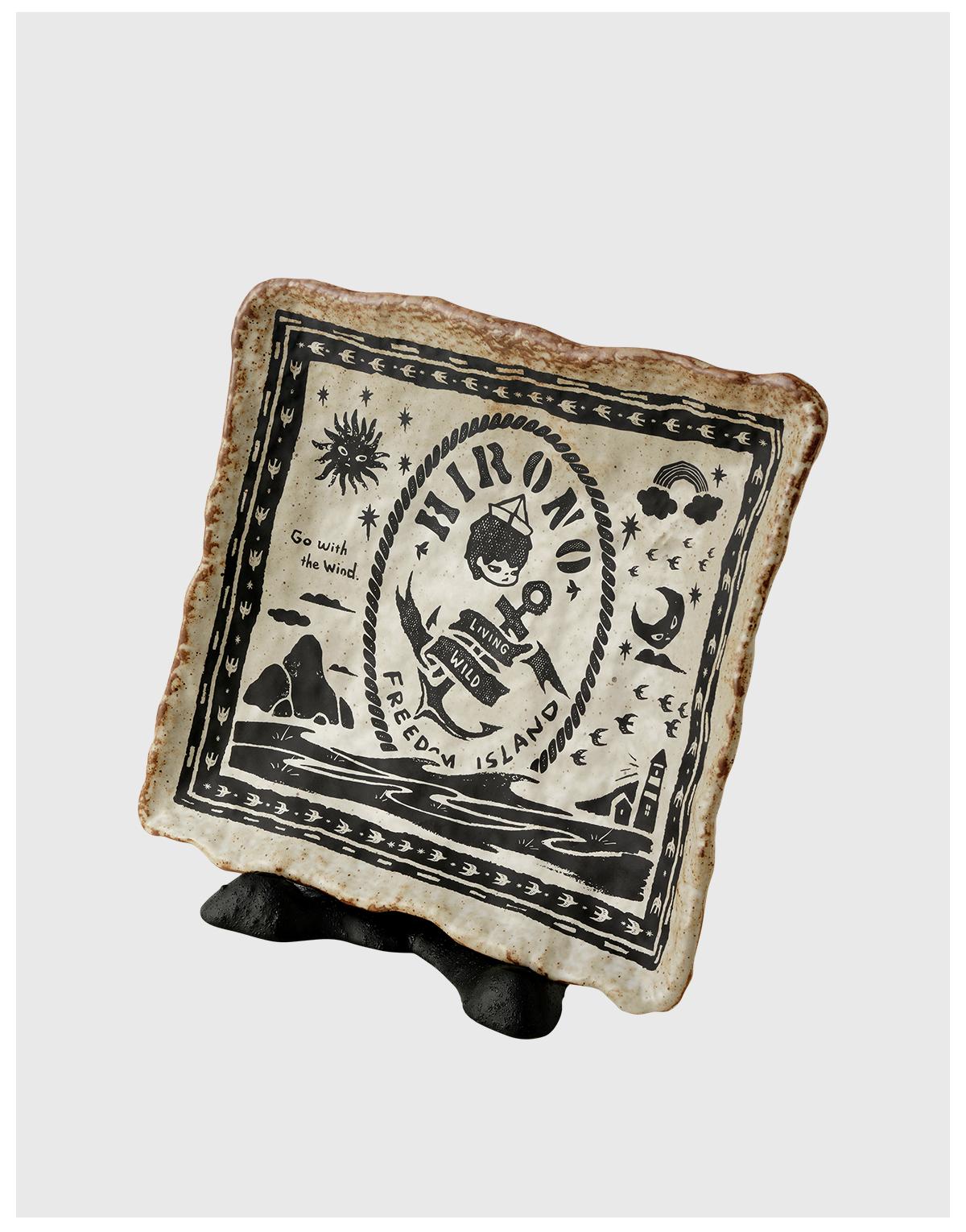 Hirono Living Wild – Freedom Island Square Plate - TikTok Shop