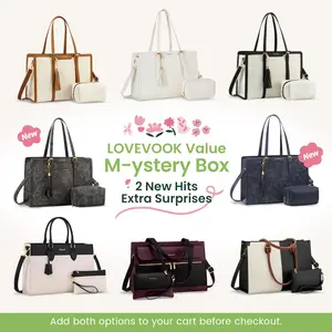 【BUY 2 SAVE 1】LOVEVOOK Value Mystery Box 2 New Big Hits, Buy 2 Pay 1 Price Tote Bag for Woman 15.6''/17.3'' Computer Bag Office Briefcase  Casual Handbag for Travel, Crossbody for College, Teacher