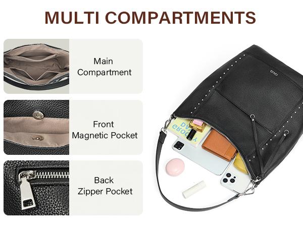 CLUCI TikTokShopSpringGlowUp Womens Crossbody Purse,Large Crossbody Bags for Women, Womens Crossbody Purse, Hobo Bag for Work,Travel