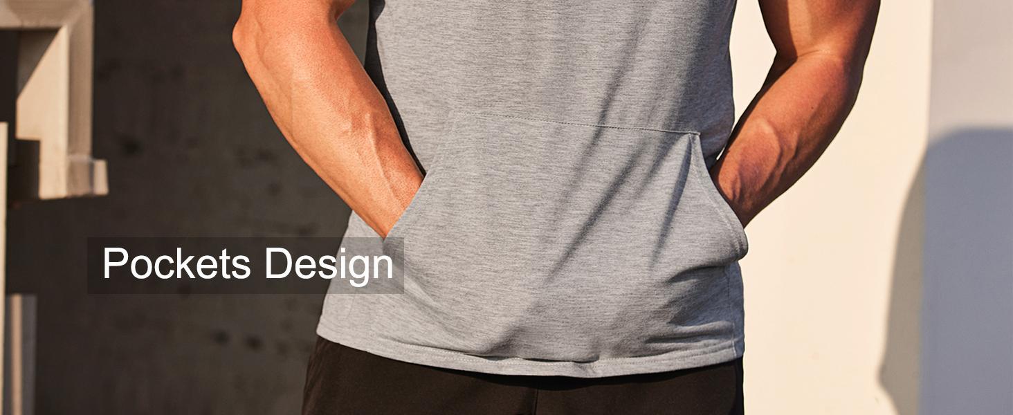 COOFANDY B Summer Clearance 2 Pack Mens Workout Hooded Tank Tops Bodybuilding Muscle Cut Off T Shirt Sleeveless Gym Sport Hoodies Menswear Summer Outfits Breathable