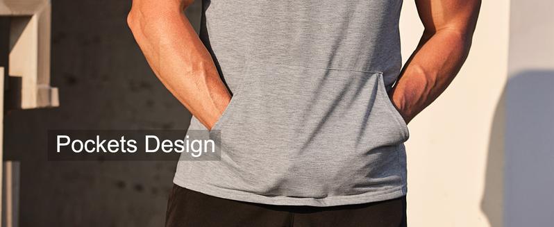 COOFANDY B Summer Clearance 2 Pack Mens Workout Hooded Tank Tops Bodybuilding Muscle Cut Off T Shirt Sleeveless Gym Sport Hoodies Menswear Summer Outfits Breathable