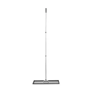 【Summervibes】VEVOR Lawn Leveling Rake,  Lawn Leveler with 83.9 in Handle, 30x10 in Ground Plate, Rust-Resistant Carbon Steel Soil Leveler, 3 Heights Adjustable, Effort Saving Lawn Leveling Tool for Yard Golf Court