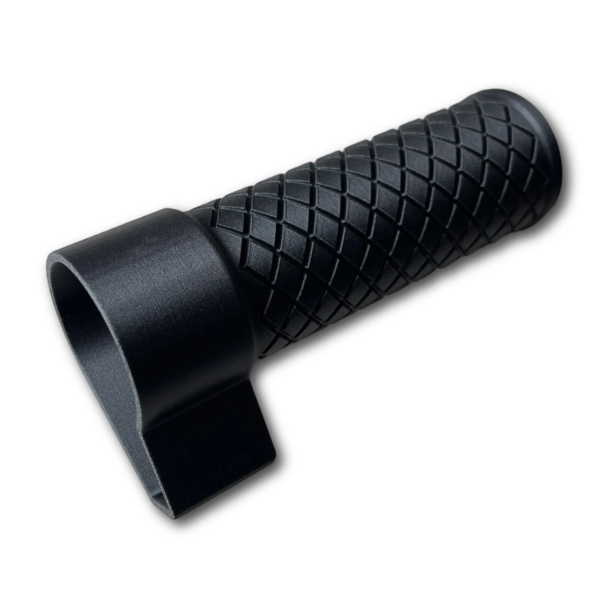 Upgraded Carbon Fiber Throttle Assist Cover Handlebar Grip, Dual-Effect Style & Secure Hold, Ergonomic Thumb Saver, Non-Slip Quick-Install Adapter (35-40mm) for Electric Scooters, Dual-Effect Style & Grip