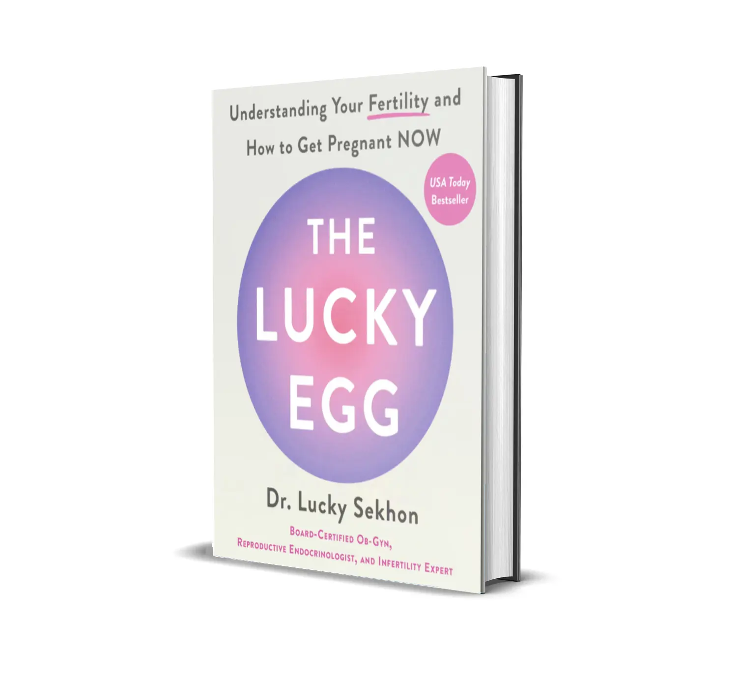 The Lucky Egg: Understanding Your Fertility and How to Get Pregnant NOW by Dr. Lucky Sekhon (Hardcover Book)