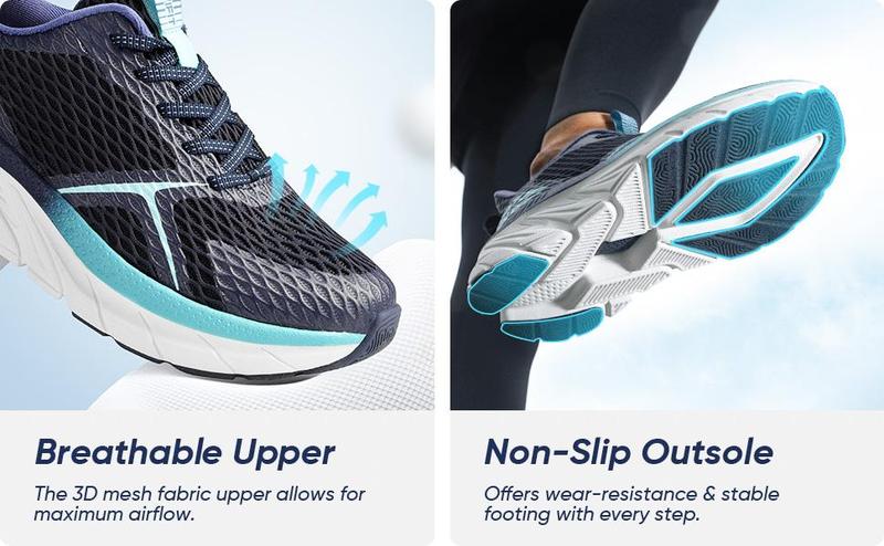 NORTIV 8 Women's Road Running Tennis Shoes with Breathable Mesh Upper & EVA Foam Midsole for Optimal Comfort and Stability NORTIV 8 Women's Road Running Tennis Shoes with Breathable Mesh Upper & EVA Foam Midsole for Optimal Comfort and Stability