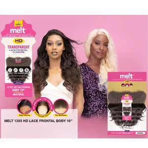 Janet Collection 100% Remi Human Hair HD Melt 13x5 BODY Lace Frontal Closure