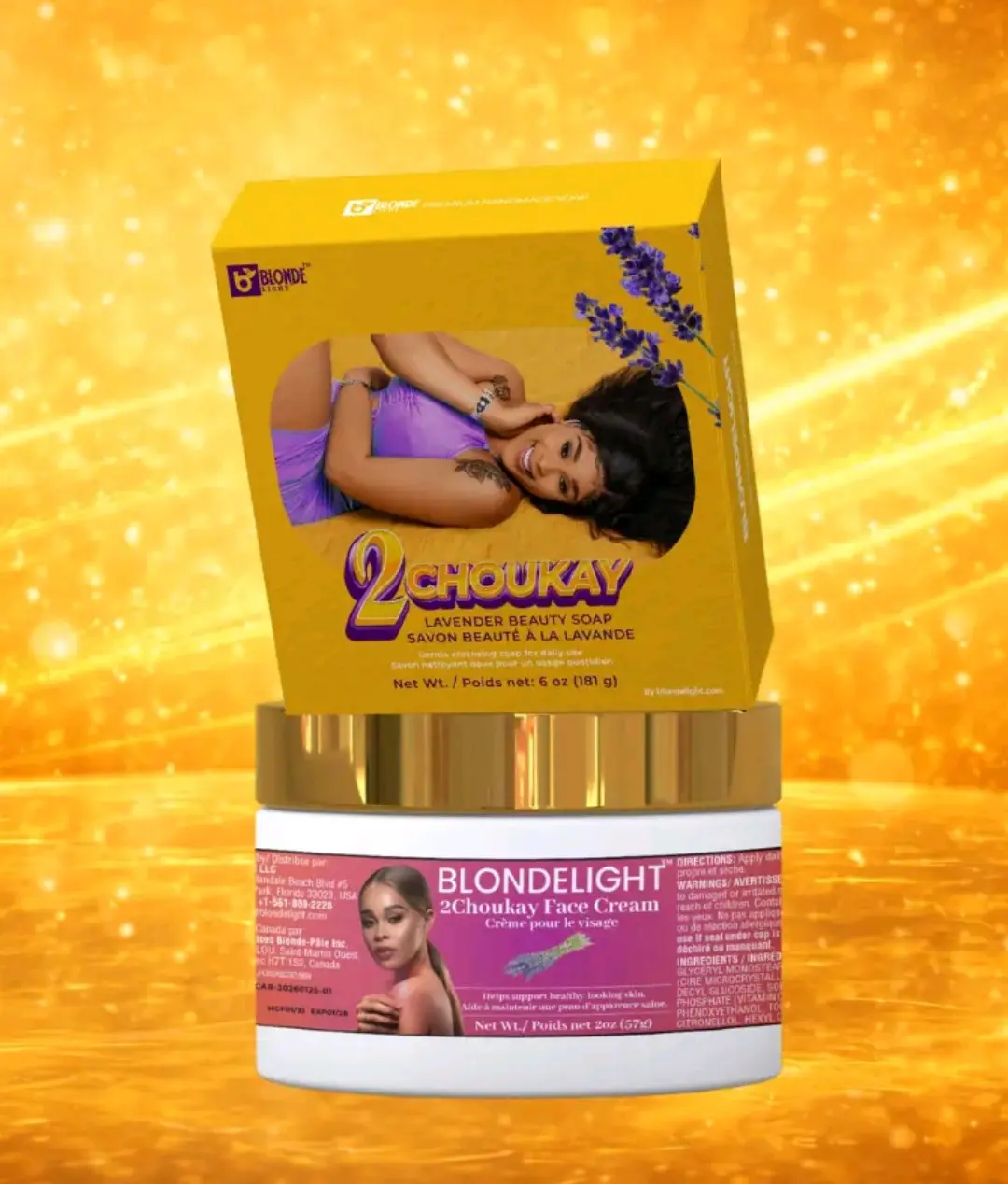 BlondeLight 2pcs Sets 2choukay Face Cream 2oz & Soap beauty 6oz, Blondenators, worldcashop usa - blondedynators, blondesnap,  blondedyferdinand