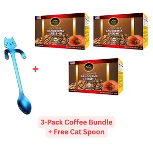 Eternal Spirit Beauty Gourmet Ganoderma Reishi 4-in-1 Coffee 3-PACK