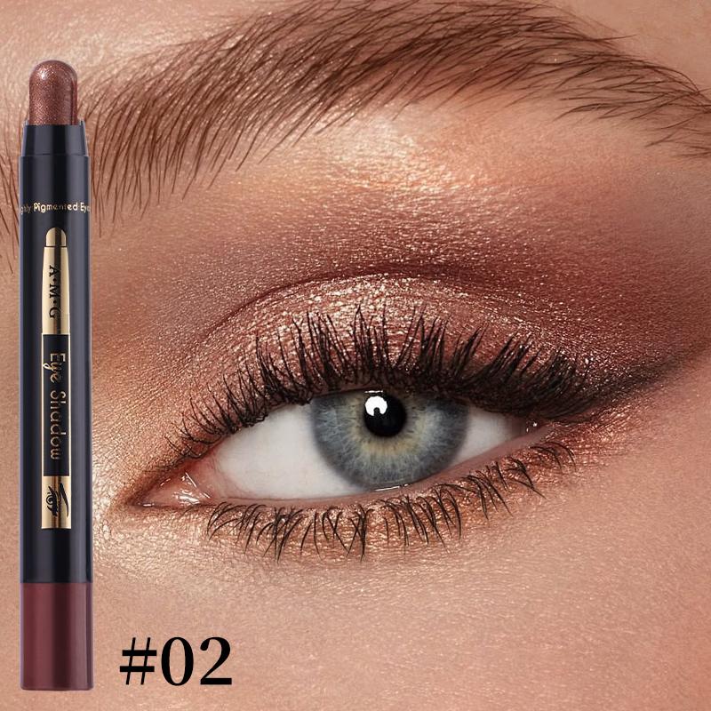 6Pcs Cream Eyeshadow Brightener Stick Makeup Set, Waterproof & Long-Lasting, Rich Pigment, Easily Blendable and Buildable with Precise Tip for Easy Application. Perfect for Evening Events, Holidays, Stage Makeup, Christmas & New Year Gift