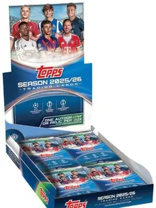 X 1 (ONE) BOX - 2025-26 Topps Flagship UCC UEFA Soccer Hobby Box - must be opened live