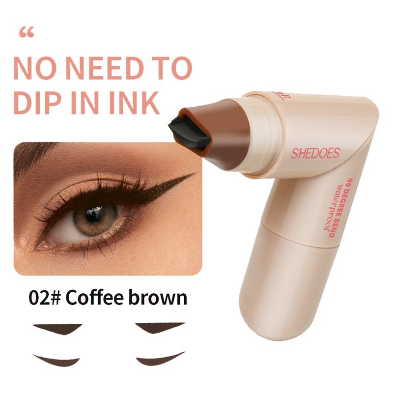 Rotating Wing Stamp Eyeliner, Sweat-Resistant and Smudge-Proof Liquid Pen, Long Wear Precision Tip for Easy Cat Eye Looks   Festive Holiday Glam Touch