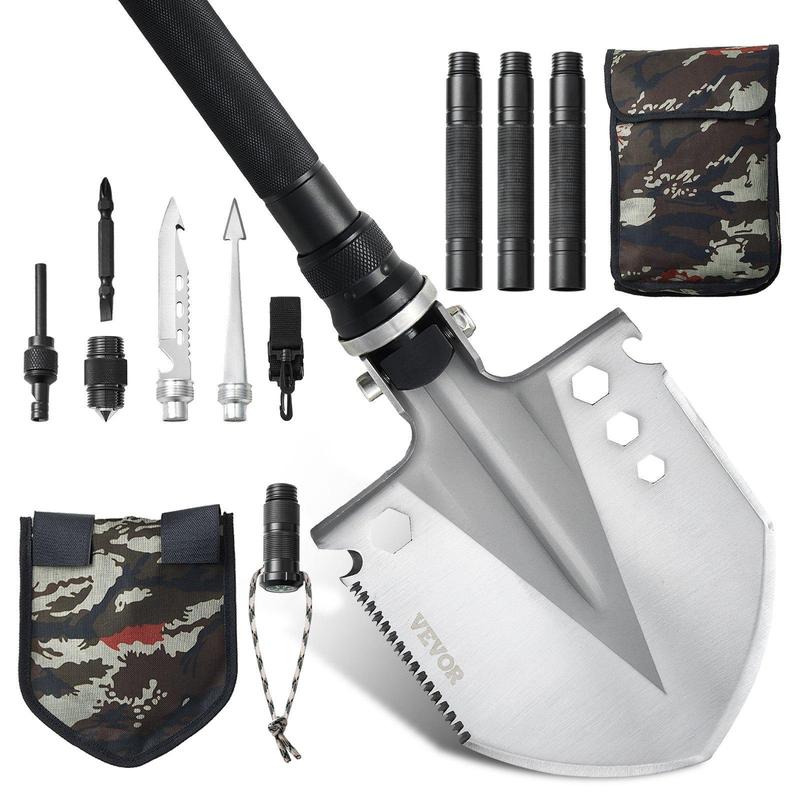 Survival Shovel 13 in 1 Camping Shovel Folding Multitool Portable Compact VEVOR Super Brand Day