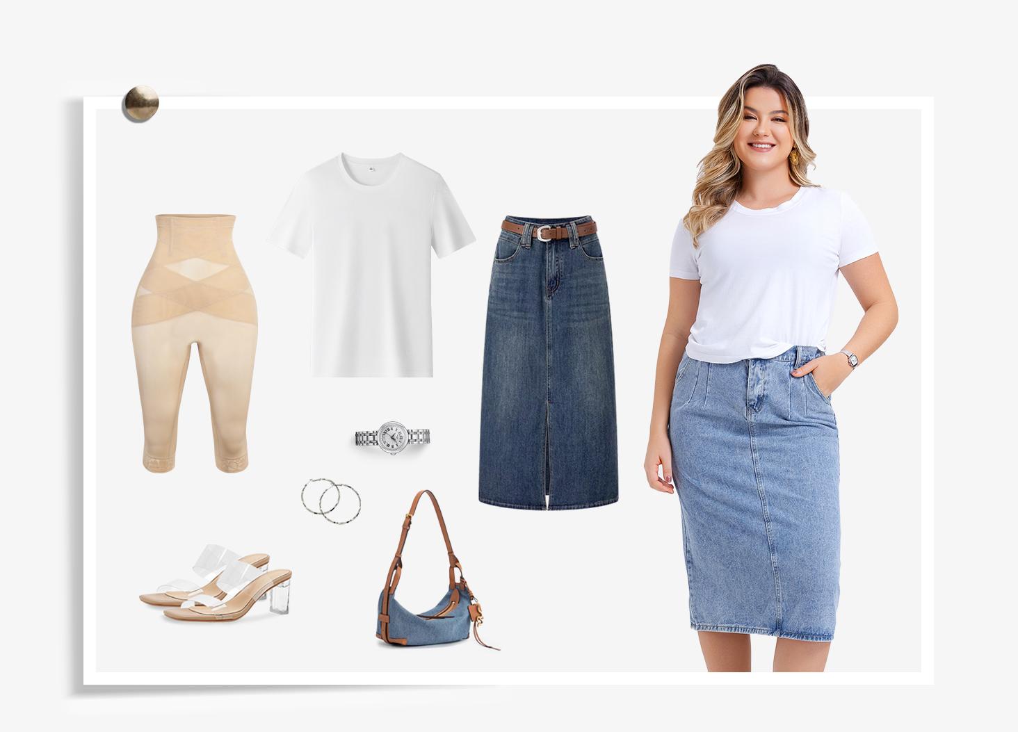 Nebility Women's High-Waisted Breathable Shapewear Tights - Double-Layered Fabric with C-Shaped Pleats, Flattering Silhouette & Natural Lift, Basic Minimalist Compression (Black, Beige) Womenswear Black、Beige