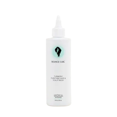 Turmeric Purifying Hair & Scalp Mask Hair Cleansing Formula For All Hair Types - Removes Buildup For Clean Refreshed Hair by Bounce Curl