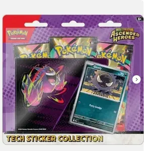 2026 Pokemon Ascended Heroes Tech Sticker Collection