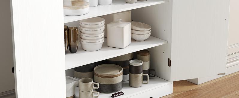 【Valentine's Day Gift】ONBRILL 71" Tall Farmhouse Kitchen Pantry Cabinet with 6 Door Shelves & Drawer Wood Storage Cabinet 2 Adjustable Shelves 4 Barn Doors Freestanding Cupboard for Kitchen Dining Room 【Valentine's Day Gift】ONBRILL 71" Tall Farmhouse Kitchen Pantry Cabinet with 6 Door Shelves & Drawer Wood Storage Cabinet 2 Adjustable Shelves 4 Barn Doors Freestanding Cupboard for Kitchen Dining Room