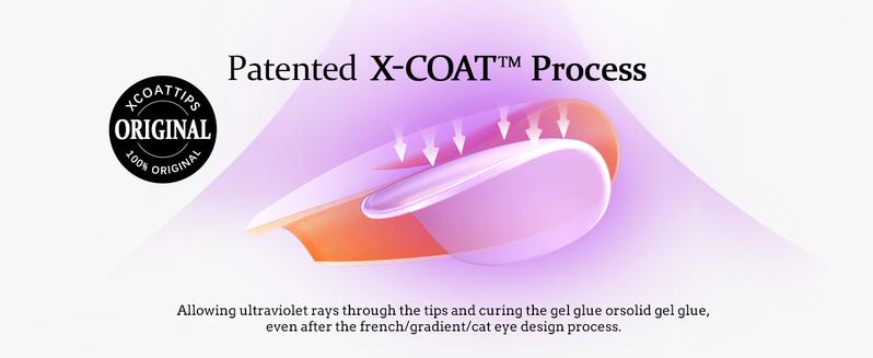 BTArtboxnails XCOATTIPS Press on Nails - 150pcs  Fall Short Square or Almond or Coffin French Tips, Skin Tones Soft Gel False Nail, Soak Off Acrylic Fake Nails Extensions