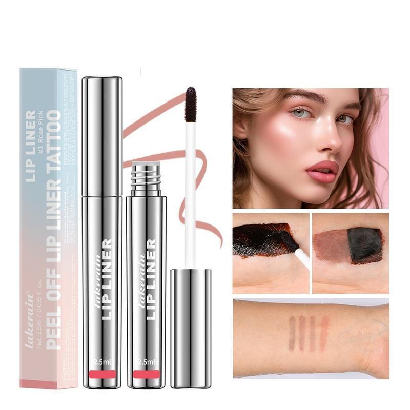 Peel-Off Lip Liner Pen: Non-Sticky, Long-Lasting, Matte Finish Lip Liner with Anti-Cup Staining Peel-Off Lip Liner Pen: Non-Sticky, Long-Lasting, Matte Finish Lip Liner with Anti-Cup Staining