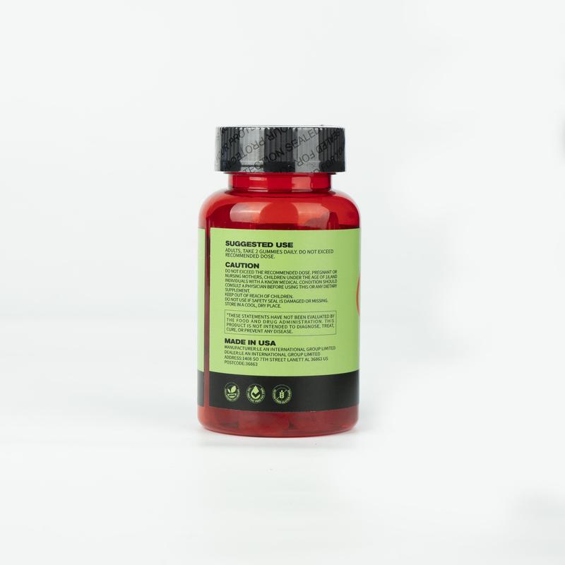 Susnen -BURN-Gummies -Dietary Supplement - Apple Cider Vinegar and Lactobacillus - Apple Cider Vinegar + Vitamin Complex - 60 Gummies