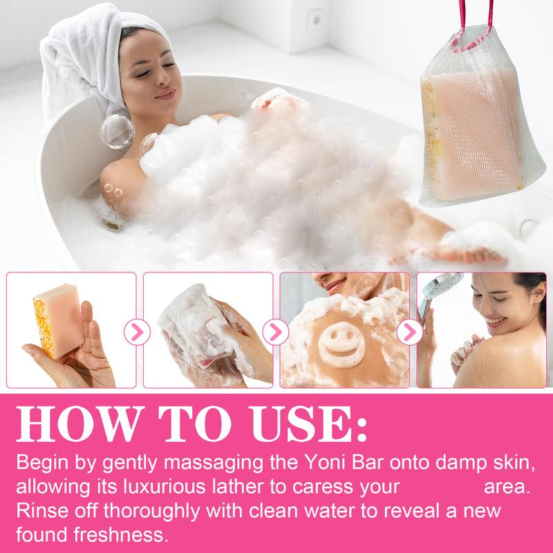 【New】Ikzee Summer Yoni Bar, Wash Feminine Wash, Body Bath Soap, Body Wash Handmade feminine soap Ph Balance,  Cleanser, Soft Comfort Cleansing Nourishing Gentle Acid