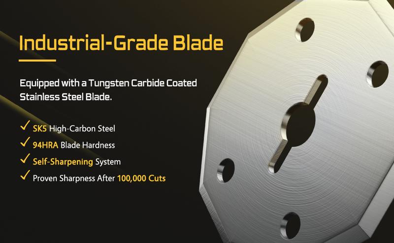 BaycoreX Cordless Electric Scissors,Cardboard Cutter Rechargeable, Electric Box Cutters with 1 Blade, 4V Upgrade Motor,Safety Lock & LED Light, Powerful Cutting Tool for Paper,Fabric,Carpet-Yellow