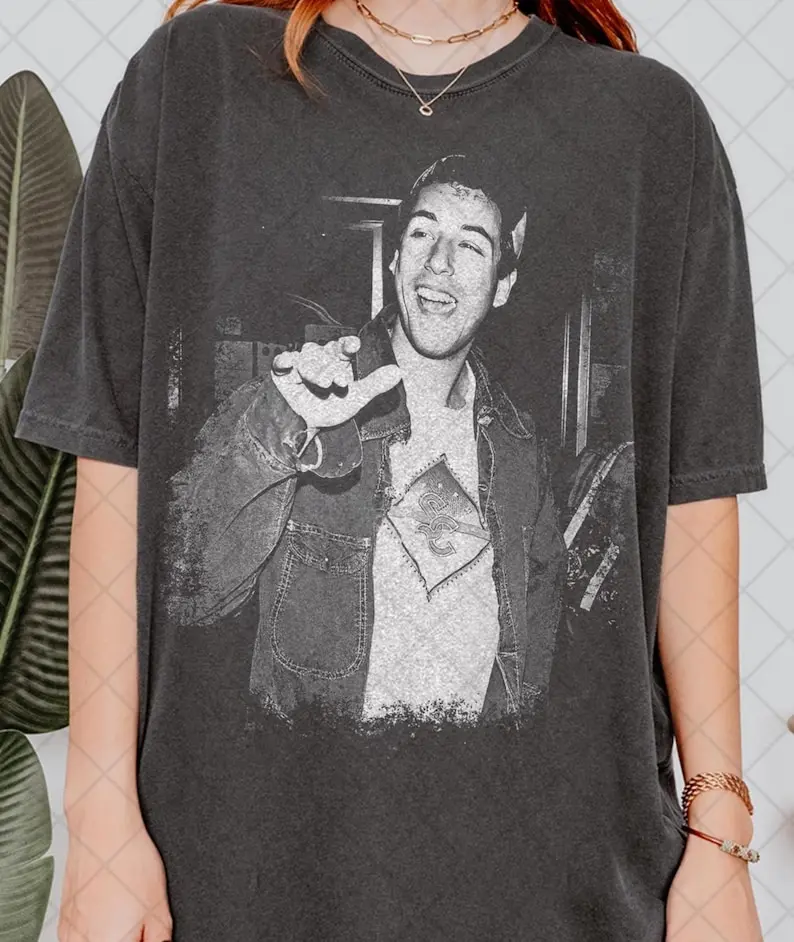 Retro 90's Comfort Colors Adam Sandler T-Shirt, Funny Adam Sandler Movie Actor Fan Bootleg Tee T-Shirt, Gift For Women and Man