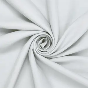 Silver Lightweight Rayon Challis Fabric by the Yard | 58″ Wide