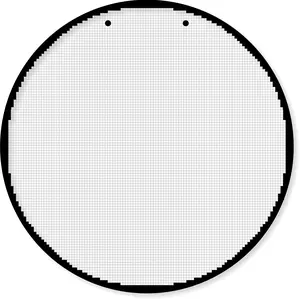 Blank Grid Diamond Painting Kit, SQUARE Drills, 12.5" Hanging Sign, DIY Your Own Design